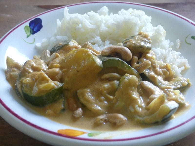 Cliquez pour zoomer ! Curry de courgettes au lait de coco Thermomix par nadinemarie