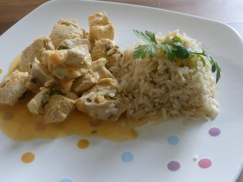 Cliquez pour zoomer ! Émincés de poulet et crème de citron Thermomix par nadinemarie