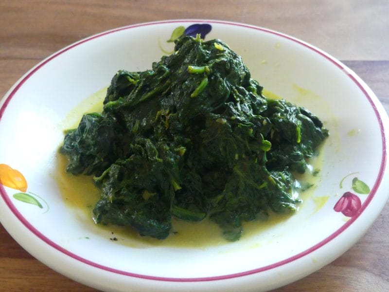 Cliquez pour zoomer ! Épinards au curry et à la crème de coco Thermomix par nadinemarie