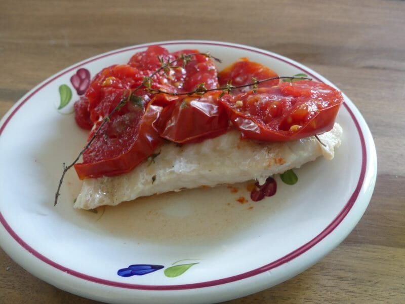Cliquez pour zoomer ! Filets de merlan à la tomate Thermomix par nadinemarie