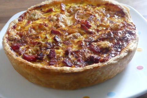 Cliquez pour zoomer ! Flamiche aux poireaux et gorgonzola Thermomix par nadinemarie
