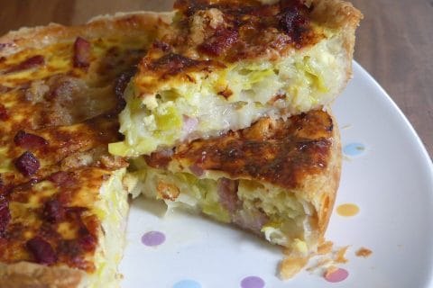 Cliquez pour zoomer ! Flamiche aux poireaux et gorgonzola Thermomix par nadinemarie