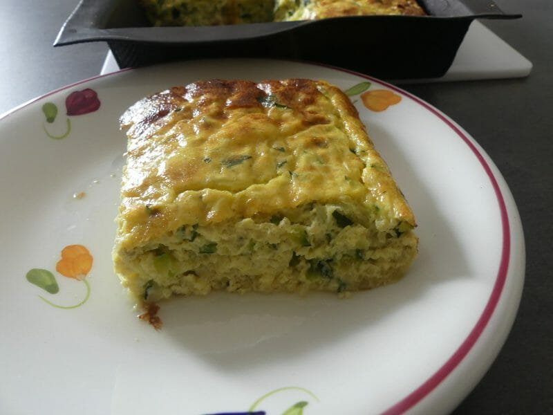 Cliquez pour zoomer ! Flan de courgettes Thermomix par nadinemarie