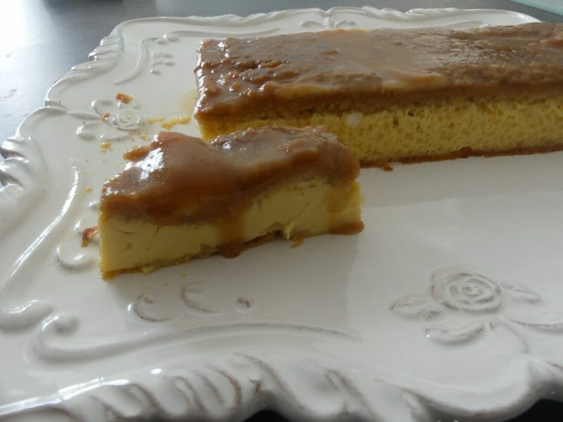 Cliquez pour zoomer ! Flan spéculoos et caramel au beurre salé Thermomix par nadinemarie