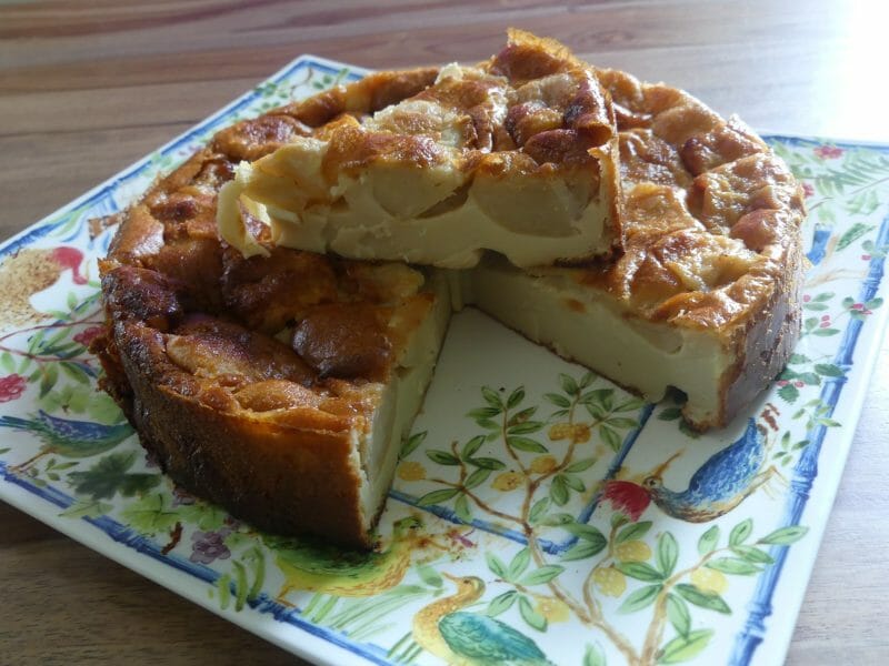 Cliquez pour zoomer ! Flognarde aux pommes Thermomix par nadinemarie