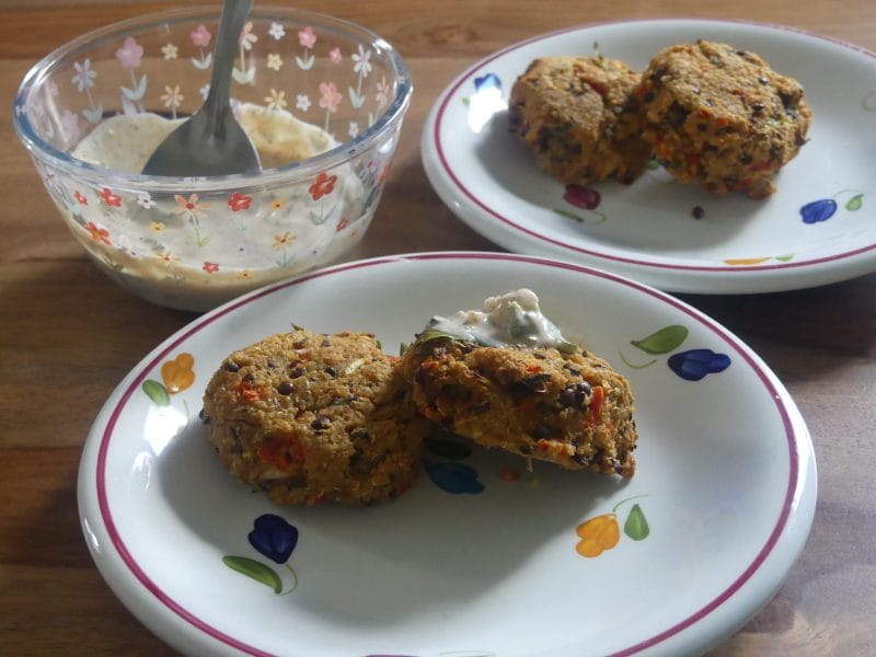 Cliquez pour zoomer ! Galettes de lentilles et quinoa Thermomix par nadinemarie