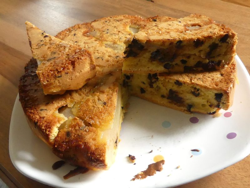 Cliquez pour zoomer ! Gâteau des femmes pressées poires et chocolat Thermomix par nadinemarie