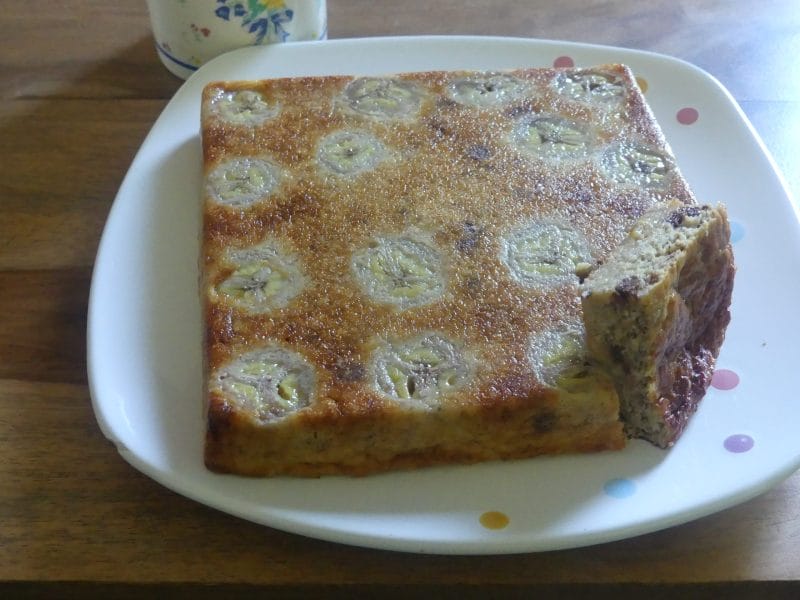 Cliquez pour zoomer ! Gâteau de flocons d’avoine à la banane Thermomix par nadinemarie