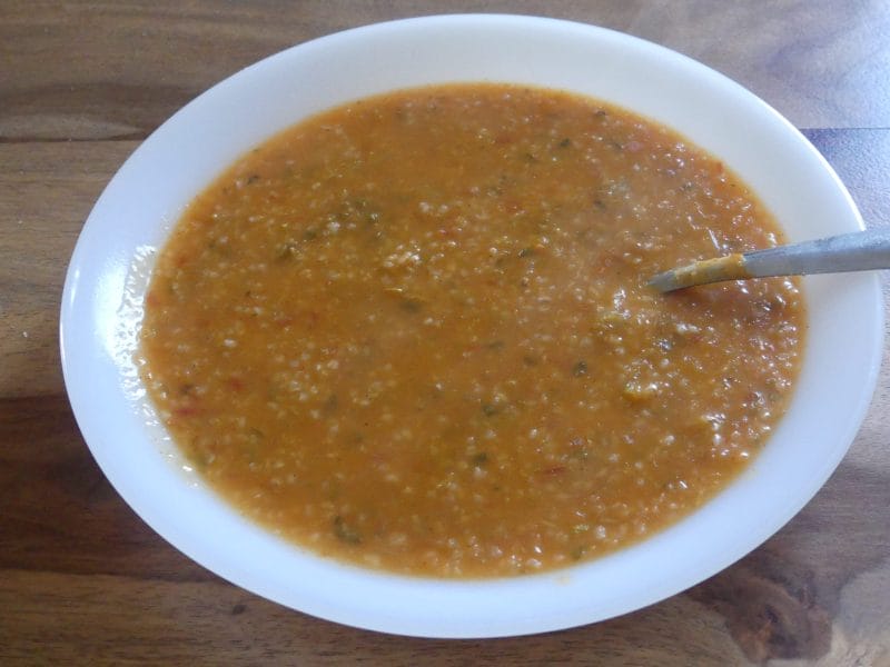Cliquez pour zoomer ! Hssouwa – Soupe à la semoule d’orge Thermomix par nadinemarie
