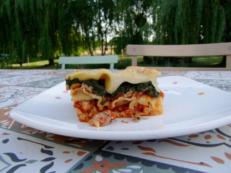 Cliquez pour zoomer ! Lasagnes au poulet et aux épinards Thermomix par nadinemarie