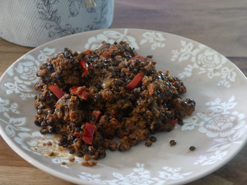 Cliquez pour zoomer ! Lentilles façon chili Thermomix par nadinemarie