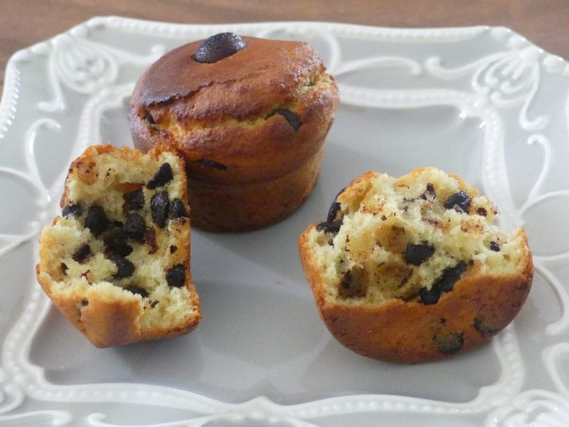 Cliquez pour zoomer ! Muffins choco-amande Thermomix par nadinemarie