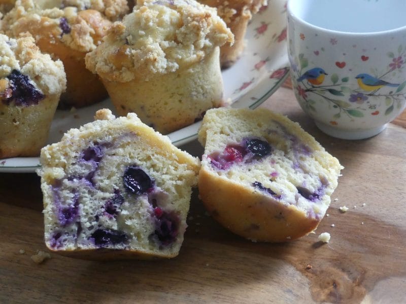 Cliquez pour zoomer ! Muffins aux myrtilles Thermomix par nadinemarie