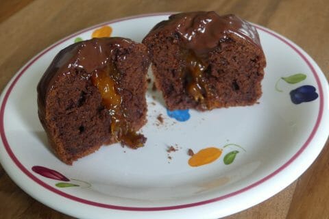 Cliquez pour zoomer ! Muffins façon Sacher Thermomix par nadinemarie