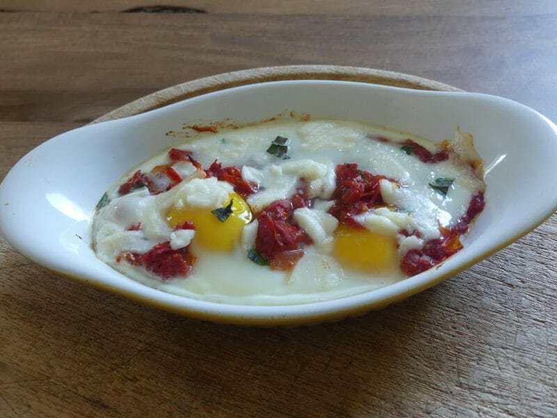 Cliquez pour zoomer ! Oeufs cocotte à l’italienne Thermomix par nadinemarie