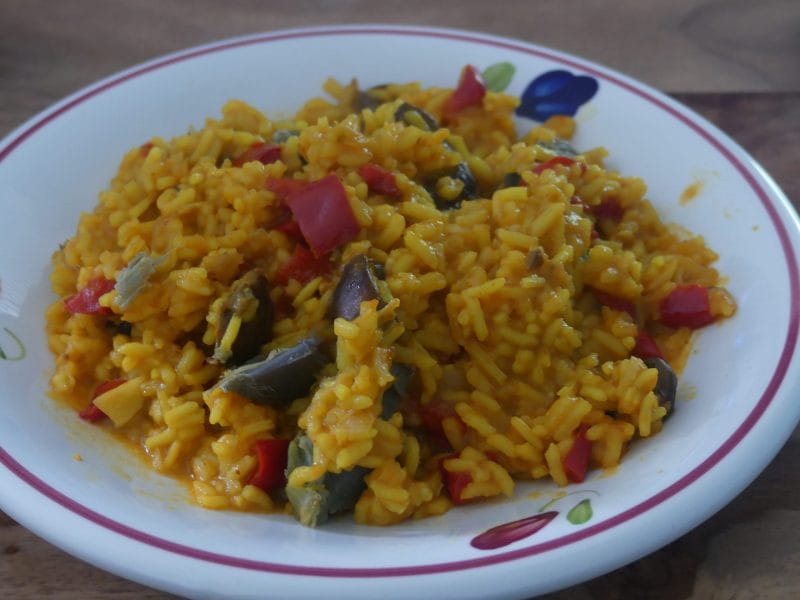 Cliquez pour zoomer ! Paella végétarienne Thermomix par nadinemarie
