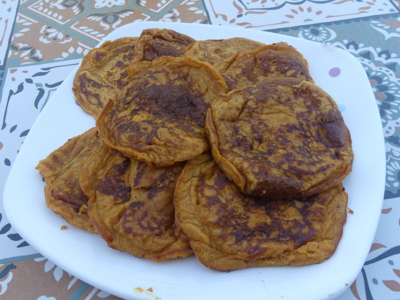 Cliquez pour zoomer ! Pancakes à la patate douce Thermomix par nadinemarie