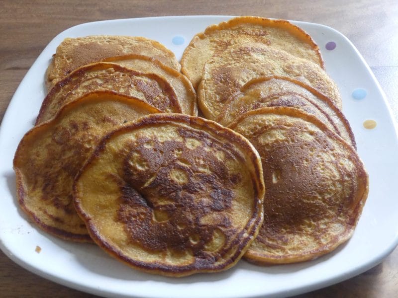 Cliquez pour zoomer ! Pancakes à la patate douce Thermomix par nadinemarie
