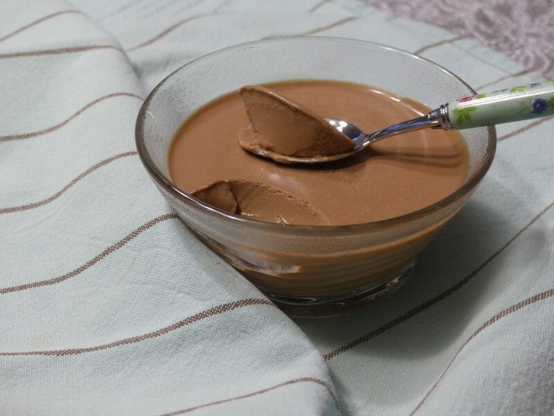 Cliquez pour zoomer ! Panna cotta au chocolat Thermomix par nadinemarie