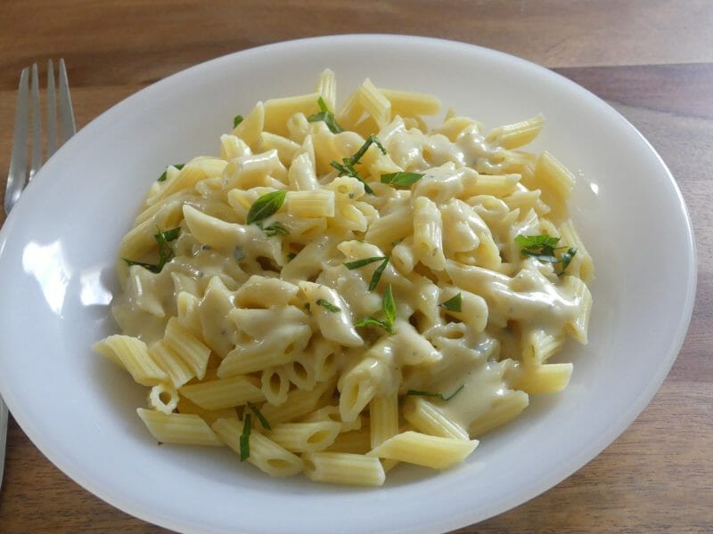 Cliquez pour zoomer ! Penne sauce quatre fromages Thermomix par nadinemarie