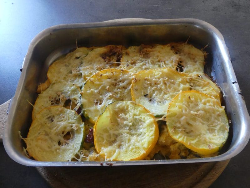 Cliquez pour zoomer ! Polenta au pistou, tomates séchées et courgettes Thermomix par nadinemarie