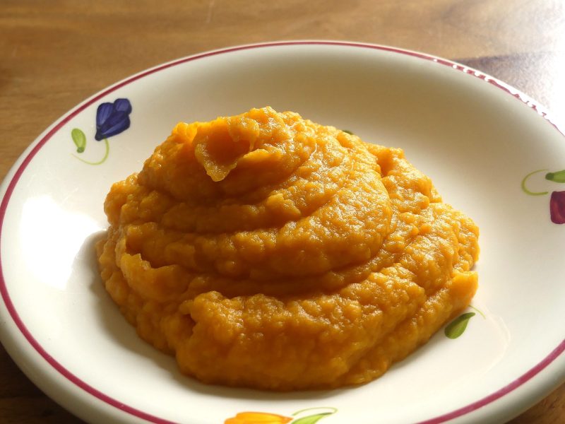 Cliquez pour zoomer ! Purée de patates douces au lait de coco Thermomix par nadinemarie