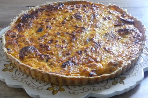 Cliquez pour zoomer ! Quiche fenouil, chèvre et chorizo Thermomix par nadinemarie