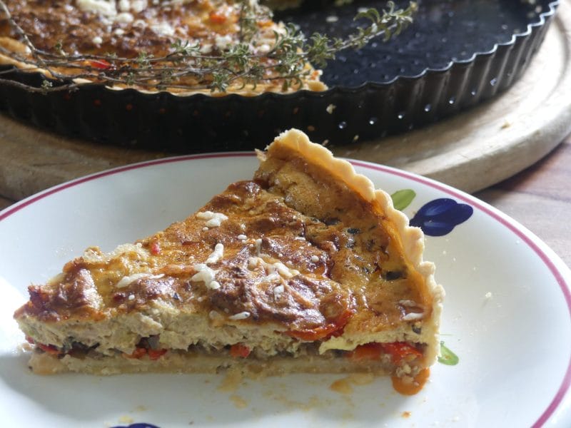 Cliquez pour zoomer ! Quiche provençale Thermomix par nadinemarie