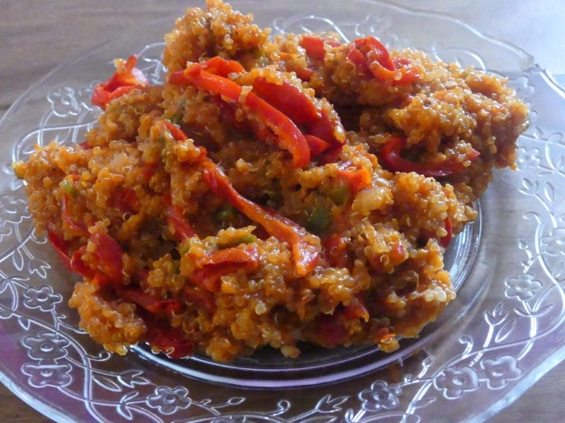 Cliquez pour zoomer ! Quinoa sauce basquaise Thermomix par nadinemarie