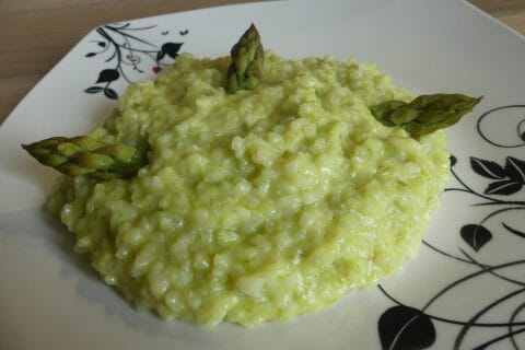Cliquez pour zoomer ! Risotto aux asperges vertes Thermomix par nadinemarie