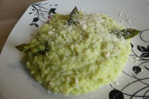 Cliquez pour zoomer ! Risotto aux asperges vertes Thermomix par nadinemarie