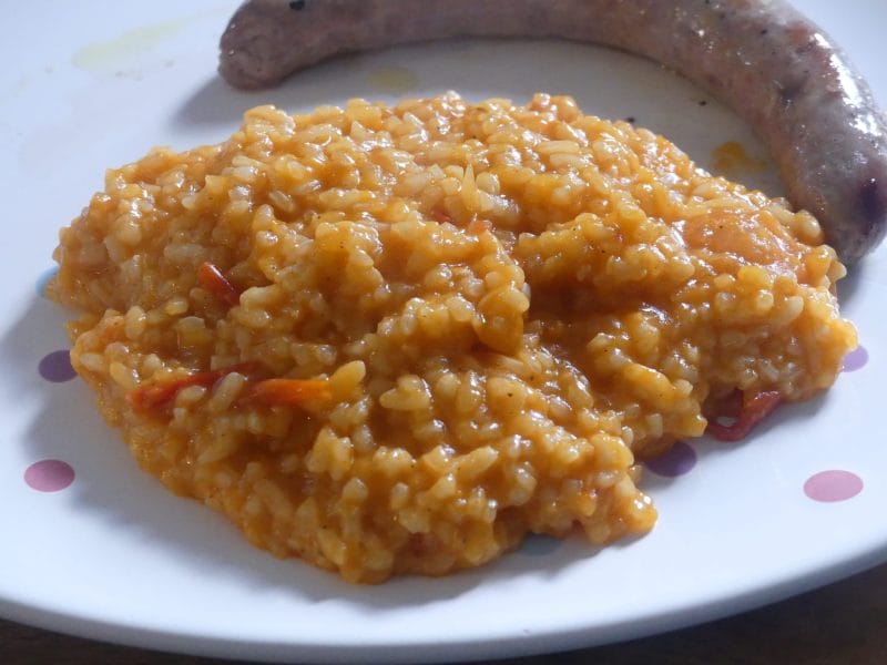 Cliquez pour zoomer ! Risotto aux tomates Thermomix par nadinemarie