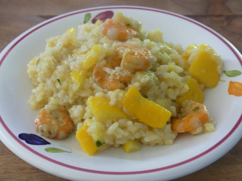 Cliquez pour zoomer ! Risotto courgettes et crevettes Thermomix par nadinemarie
