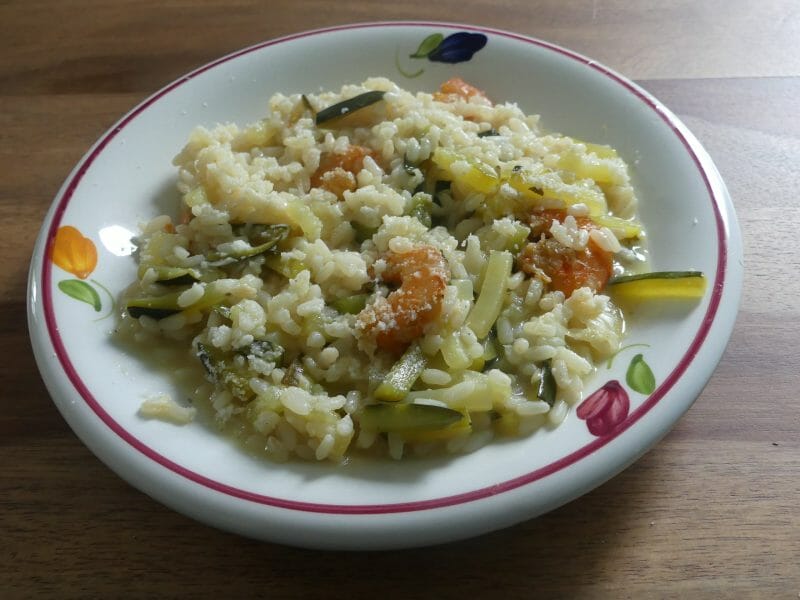 Cliquez pour zoomer ! Risotto courgettes et crevettes Thermomix par nadinemarie