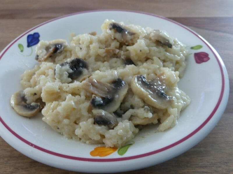 Cliquez pour zoomer ! Risotto au gorgonzola et champignons Thermomix par nadinemarie