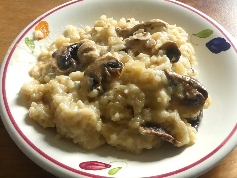 Cliquez pour zoomer ! Risotto au gorgonzola et champignons Thermomix par nadinemarie