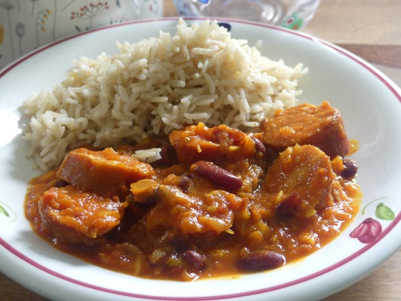 Cliquez pour zoomer ! Rougail saucisse Thermomix par nadinemarie