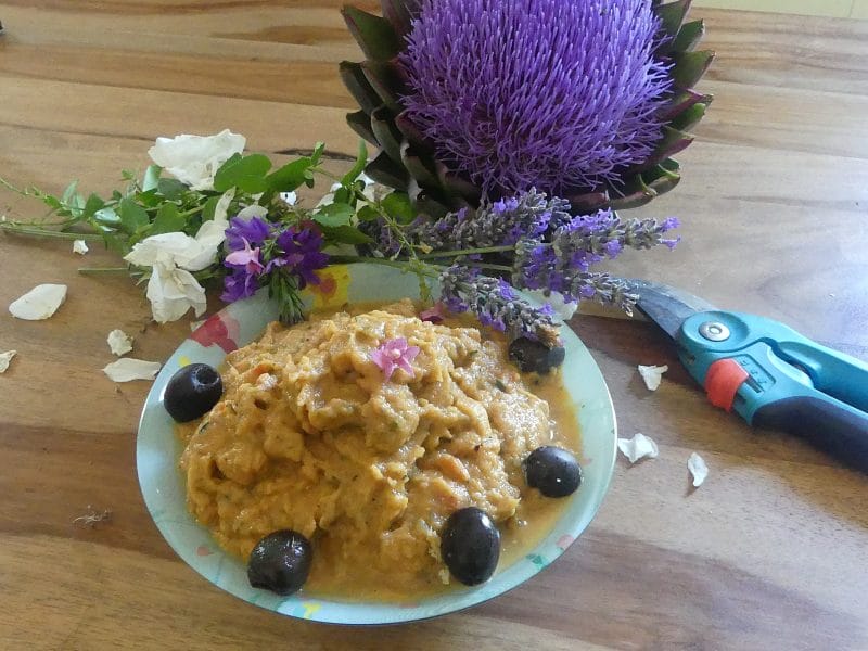 Cliquez pour zoomer ! Salade aubergines, courgettes et tomates Thermomix par nadinemarie