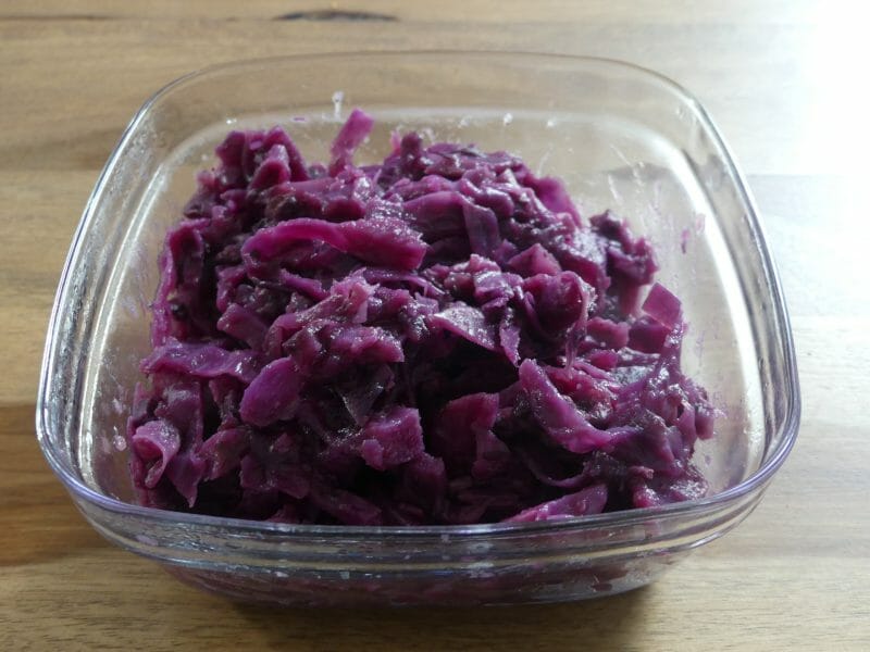 Cliquez pour zoomer ! Chou rouge, lardons et pommes Thermomix par nadinemarie