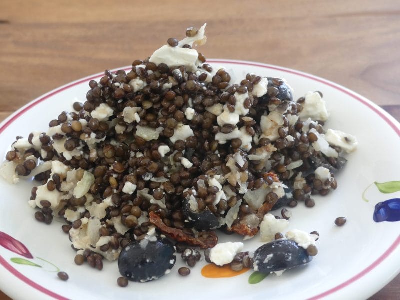 Cliquez pour zoomer ! Salade de lentilles à la grecque Thermomix par nadinemarie