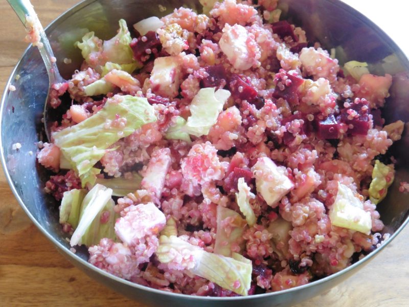 Cliquez pour zoomer ! Salade de quinoa, betterave et feta Thermomix par nadinemarie