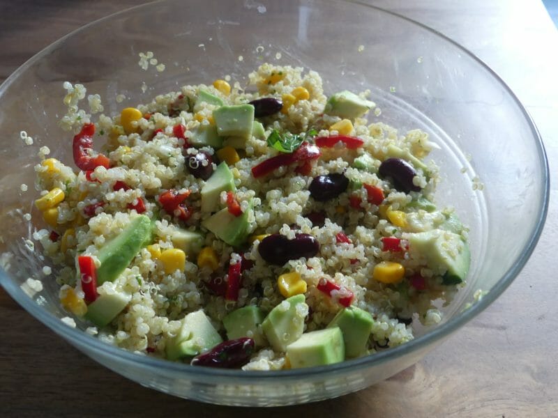 Cliquez pour zoomer ! Salade de quinoa mexicaine Thermomix par nadinemarie