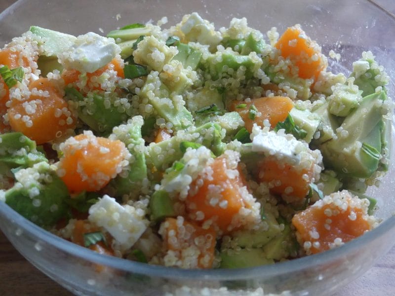 Cliquez pour zoomer ! Salade de quinoa et patate douce Thermomix par nadinemarie