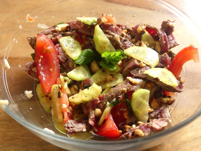 Cliquez pour zoomer ! Salade thaï au boeuf Thermomix par nadinemarie