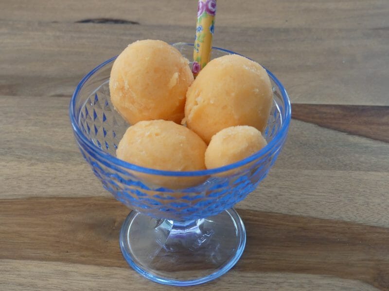 Cliquez pour zoomer ! Sorbet melon Thermomix par nadinemarie