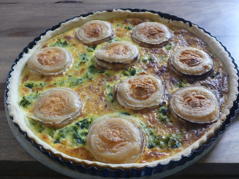 Cliquez pour zoomer ! Tarte courgette, jambon & chèvre Thermomix par nadinemarie