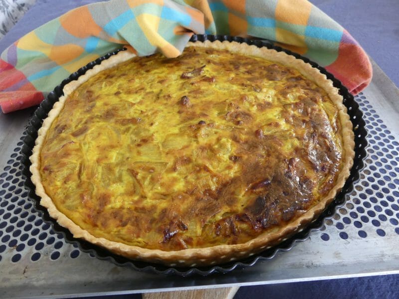 Cliquez pour zoomer ! Tarte fondante aux endives et au curry Thermomix par nadinemarie