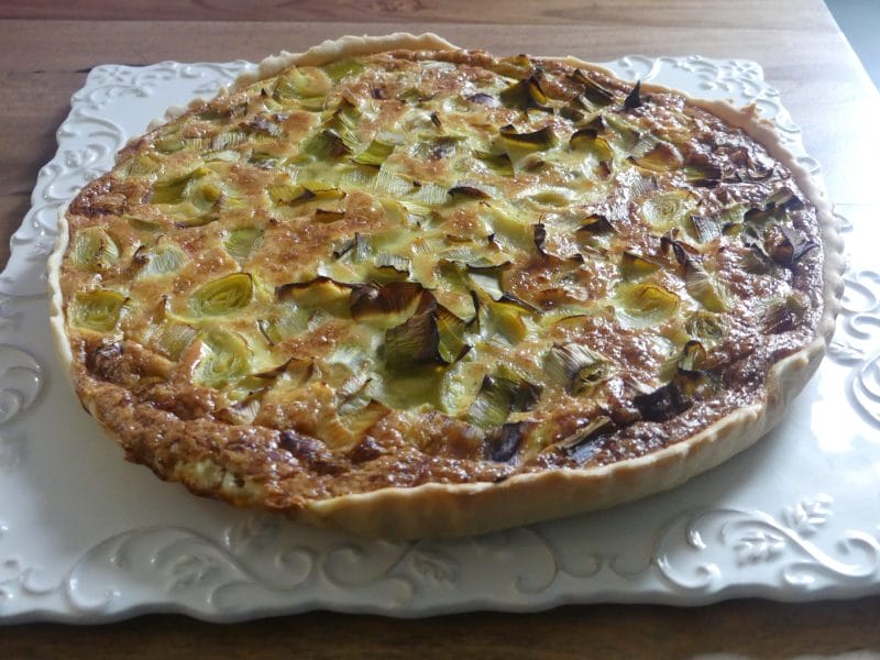 Cliquez pour zoomer ! Tarte aux poireaux et jambon Thermomix par nadinemarie