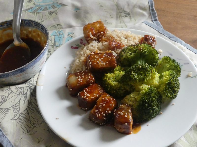 Cliquez pour zoomer ! Tofu sauté aux graines de sésame Thermomix par nadinemarie
