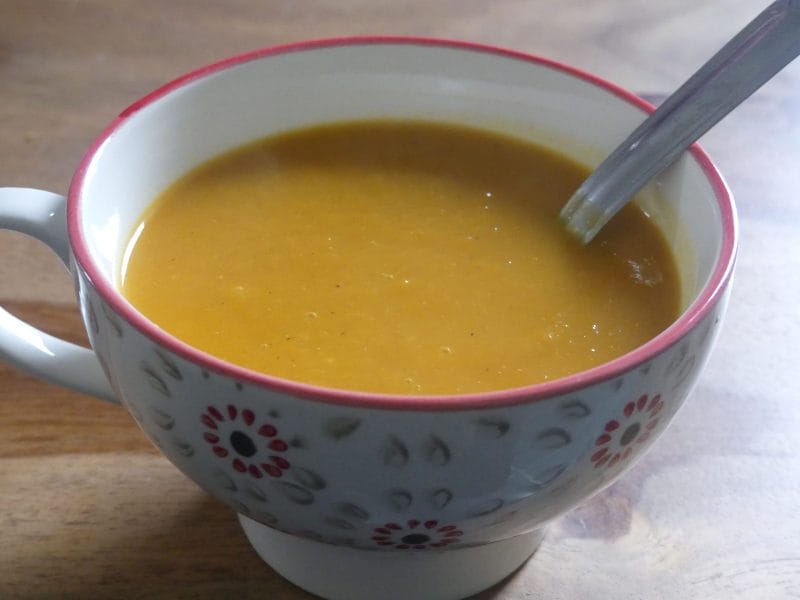 Cliquez pour zoomer ! Velouté de patates douces et carottes Thermomix par nadinemarie